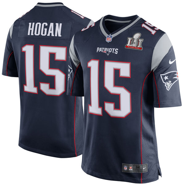 Chris Hogan New England Patriots Nike Super Bowl LI Bound Game Jersey - Navy